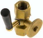 Manometer-Absperrhahn G 1/2" Muffe - Muffe, Messing