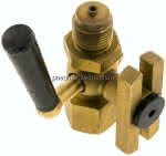 Manometer-Absperrhahn G 1/2" Muffe - Zapfen, Messing