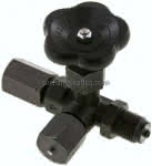 Manometer-Absperrventil G 1/2" Spannmuffe - Zapfen,Stahl