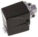 Kompressor-Druckschalter G 1/ 2", 6 - 16 bar (mit Schalter)