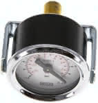 Einbaumanometer, 3-kant-,Frontring, 40mm, -1 bis 0 bar