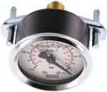 Einbaumanometer, 3-kant-,Frontring, 50mm, -1 bis 0 bar