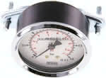 Einbaumanometer, 3-kant-,Frontring, 63mm, 0 - 0,6 bar