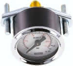 Einbaumanometer, 3-kant-,Frontring, 40mm, 0 - 1,6 bar