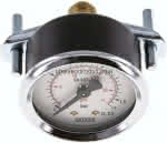 Einbaumanometer, 3-kant-,Frontring, 50mm, 0 - 1,6 bar