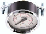 Einbaumanometer, 3-kant-,Frontring, 63mm, 0 - 1,6 bar