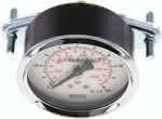 Einbaumanometer, 3-kant-,Frontring, 63mm, 0 - 100 bar