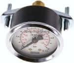Einbaumanometer, 3-kant-,Frontring, 50mm, 0 - 10 bar