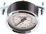 Einbaumanometer, 3-kant-,Frontring, 63mm, 0 - 160 bar