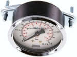 Einbaumanometer, 3-kant-,Frontring, 63mm, 0 - 1 bar