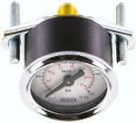 Einbaumanometer, 3-kant-,Frontring, 40mm, 0 - 2,5 bar
