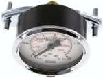 Einbaumanometer, 3-kant-,Frontring, 63mm, 0 - 250 bar
