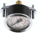Einbaumanometer, 3-kant-,Frontring, 50mm, 0 - 25 bar