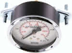Einbaumanometer, 3-kant-,Frontring, 63mm, 0 - 25 bar