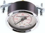Einbaumanometer, 3-kant-,Frontring, 63mm, 0 - 400 bar