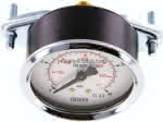 Einbaumanometer, 3-kant-,Frontring, 63mm, 0 - 40 bar