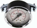 Einbaumanometer, 3-kant-,Frontring, 63mm, 0 - 4 bar
