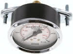 Einbaumanometer, 3-kant-,Frontring, 63mm, 0 - 60 bar