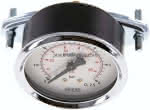Einbaumanometer, 3-kant-,Frontring, 63mm, 0 - 6 bar