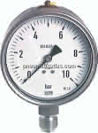 Chemie-Manometer senkrecht,,100mm, -1 bis 1,5 bar