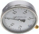 Manometer senkrecht (CrNi/Ms),,160mm, -1 bis 1,5 bar