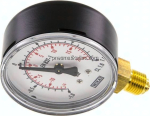 Vakuummeter, 63mm, senkrecht, -1 bis 1,5