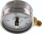 Manometer senkrecht (CrNi/Ms),,100mm, -1 bis 15 bar