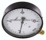 Manometer senkrecht, 160mm, -1 bis 15 bar