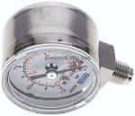 ES-Manometer senkrecht, 40mm,,-1 bis 0 bar, G 1/8"