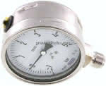 Chemie-Manometer senkrecht,,100mm, -1 bis 5 bar