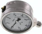Chemie-Glycerin-Manometer,senkrecht,100mm, -1 bis 5 bar