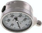 Chemie-Glycerin-Manometer,senkrecht,100mm, 0 - 1000 bar