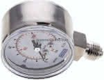 ES-Manometer senkrecht, 50mm,,0 - 100 bar, G 1/4"
