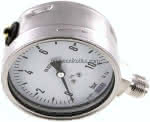 Chemie-Manometer senkrecht,,100mm, 0 - 10 bar