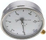 Manometer senkrecht (CrNi/Ms),,160mm, 0 - 10 bar