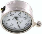 Chemie-Manometer senkrecht,,100mm, 0 - 1 bar