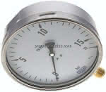 Manometer senkrecht (CrNi/Ms),,160mm, 0 - 16 bar