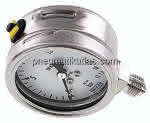 Chemie-Manometer senkrecht,,63mm, 0 - 16 bar