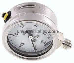 Chemie-Manometer senkrecht,,63mm, 0 - 2,5 bar