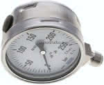 Chemie-Manometer senkrecht,,100mm, 0 - 250 bar