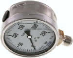 Chemie-Glycerin-Manometer,senkrecht,100mm, 0 - 250 bar