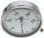 Chemie-Manometer senkrecht,,160mm, 0 - 250 bar