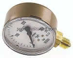 Schweißtechnik-Manometer 63mm, 0 - 315 bar, Sauerstoff (O2)