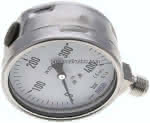 Chemie-Manometer senkrecht,,100mm, 0 - 400 bar