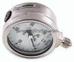 Chemie-Manometer senkrecht,,63mm, 0 - 400 bar