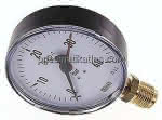 Manometer senkrecht, 100mm, 0 - 40 bar