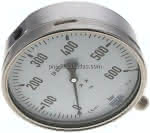 Chemie-Manometer senkrecht,,160mm, 0 - 600 bar