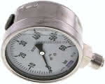 Chemie-Glycerin-Manometer,senkrecht,100mm, 0 - 60 bar