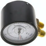 Differenzdruck-Manometer,senkrecht, 100mm, 0 - 1,6 bar