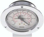 Einbaumanometer (CrNi/Ms),,Frontring, 63mm, -1 bis 0 bar